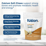 Bariatric Fusion calcio masticables, con vitamina D3 para absorción