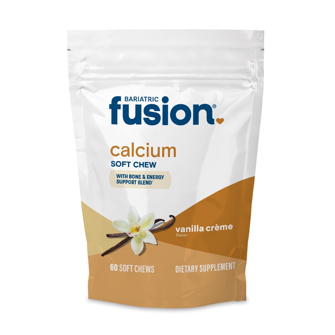 Bariatric Fusion calcio masticables envase vainilla, opción diaria sin azúcar
