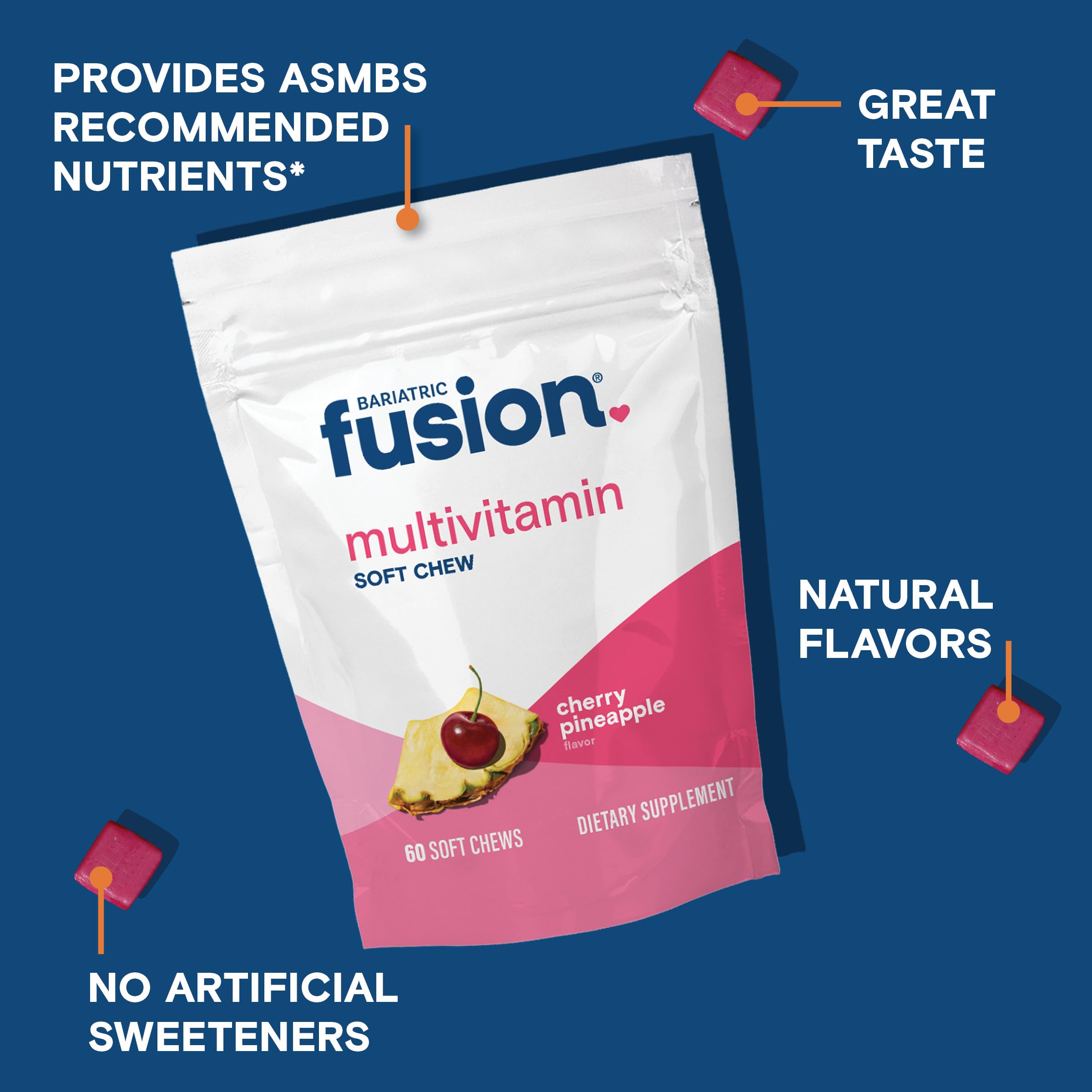 Bolsa de 60 dosis Bariatric Fusion para suministro mensual