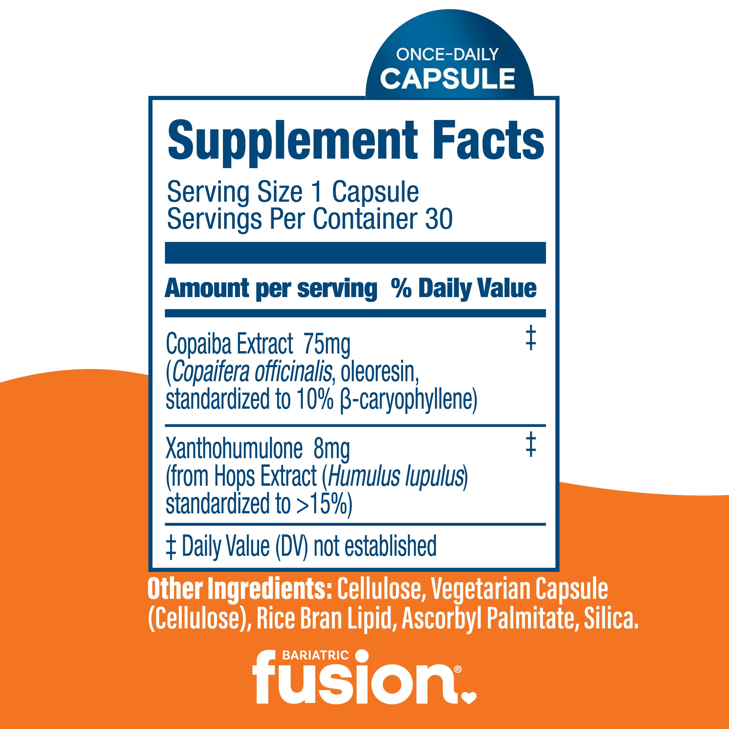 Bariatric Fusion GLP-1 Plus copaiba ingrediente natural para cuidado digestivo