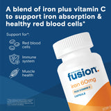Bariatric Fusion Hierro Vitamina C: ayuda a la absorción de hierro.