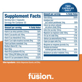 Porciones mensuales de Bariatric Fusion sin hierro, conveniencia para la rutina.