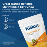 Bariatric Fusion multivitamínico suave, textura suave para consumo diario posquirúrgico.