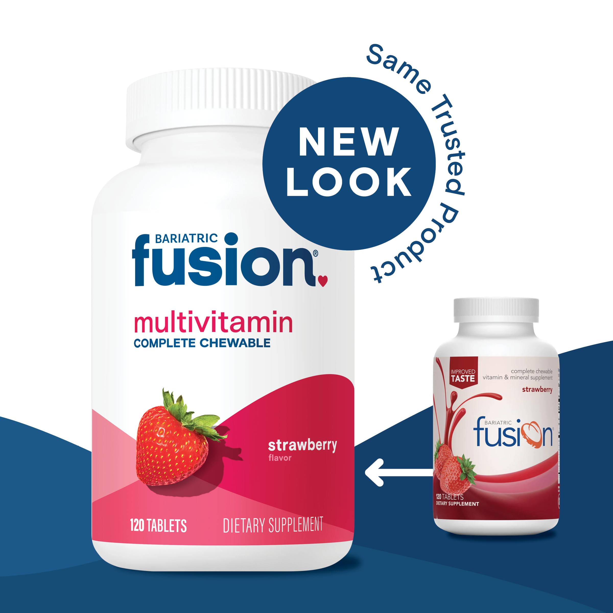 Bariatric Fusion multivitaminos masticables fresa ingredientes clave: soporte nutricional equilibrado