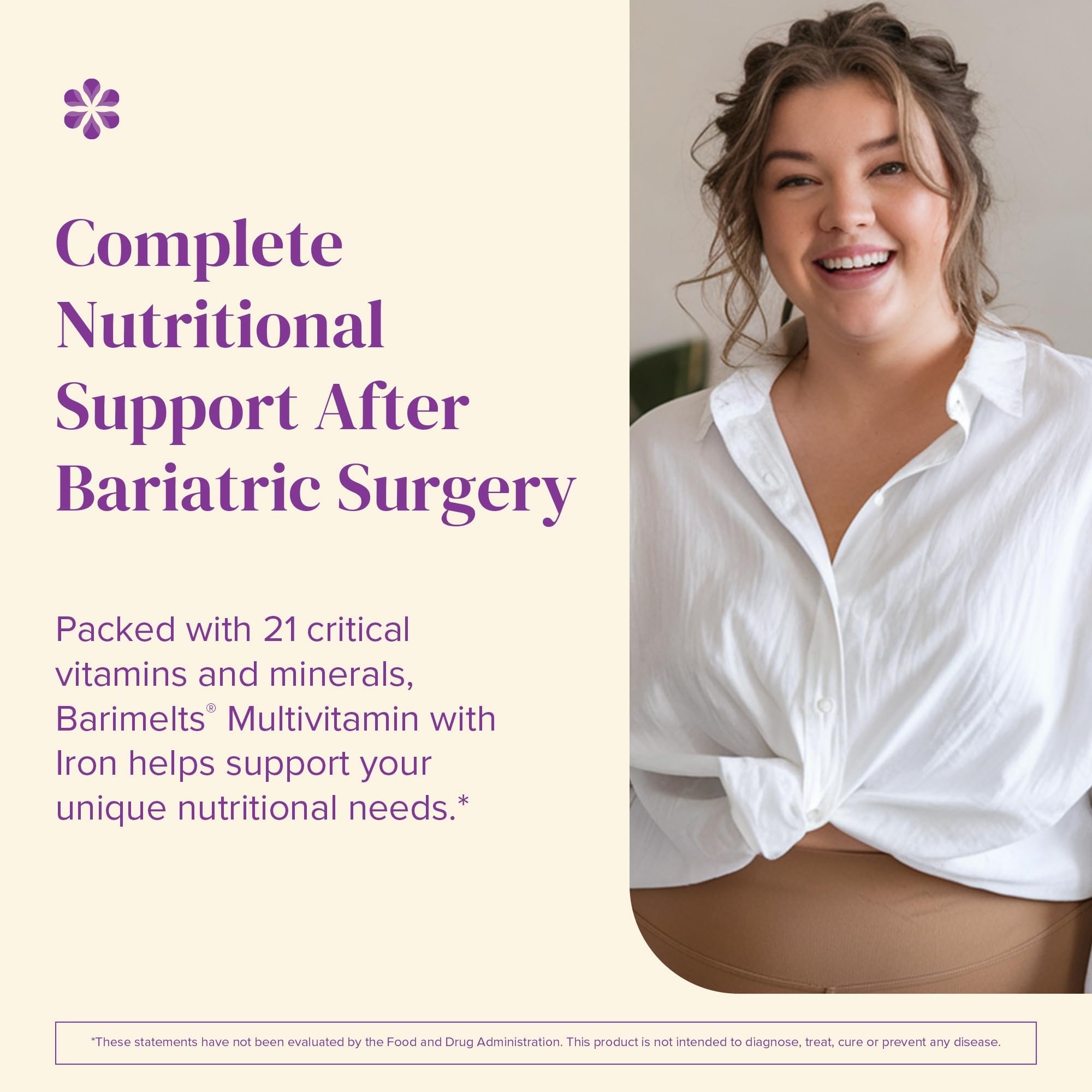 Barimelts tabletas con hierro disolución rápida, favorece la absorción de nutrientes
