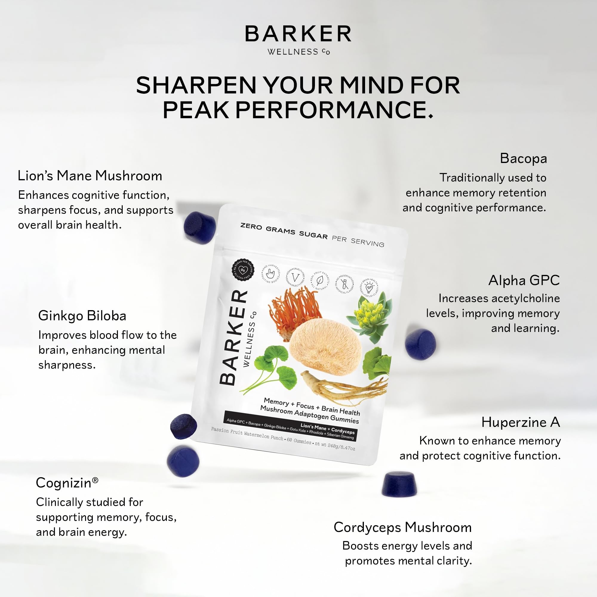 Producto hecho en Estados Unidos según Barker Wellness Co.