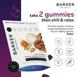 Gominola Barker Wellness Co en la mano para relajarte tras un día largo.