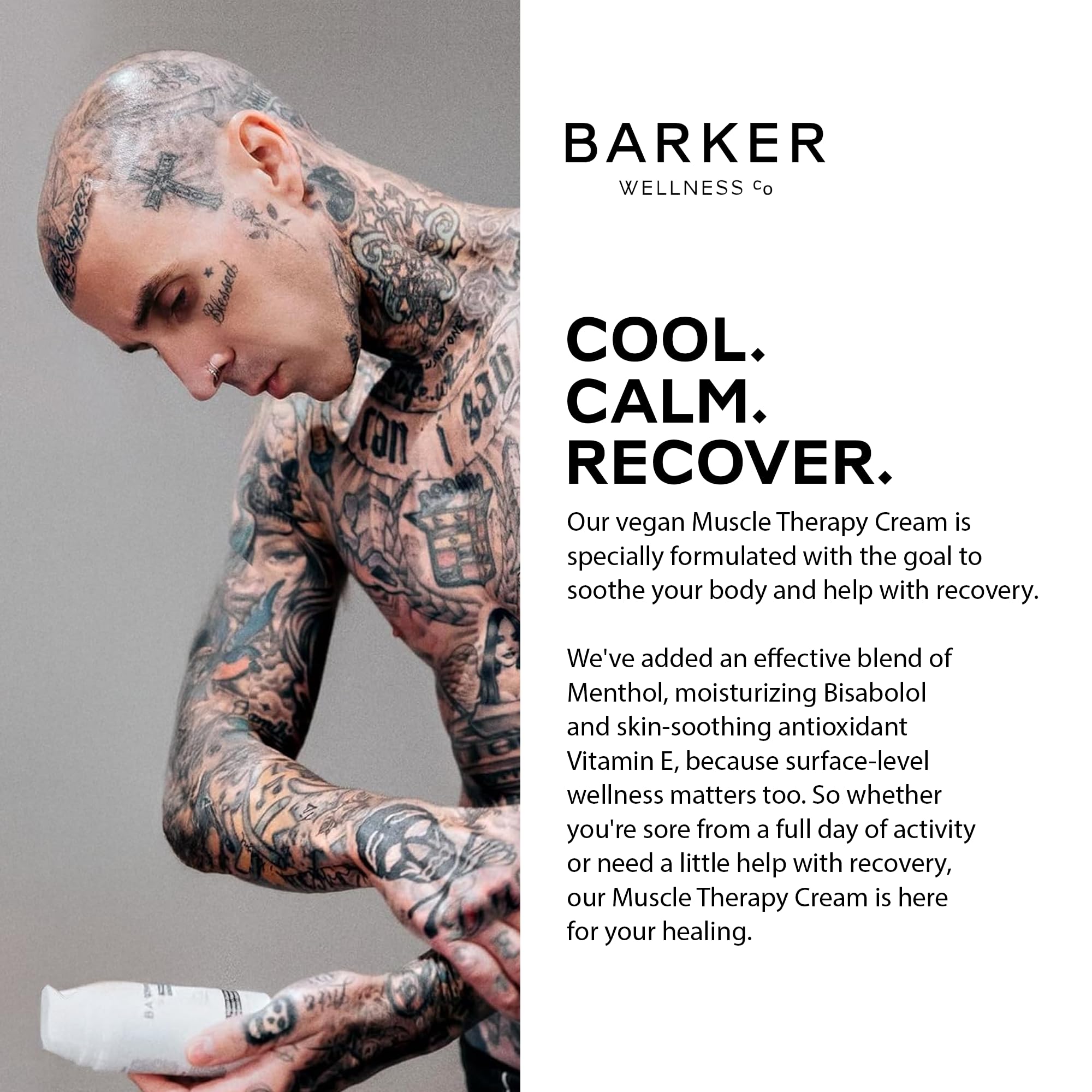 Embalaje de Barker Wellness, crema para uso diario