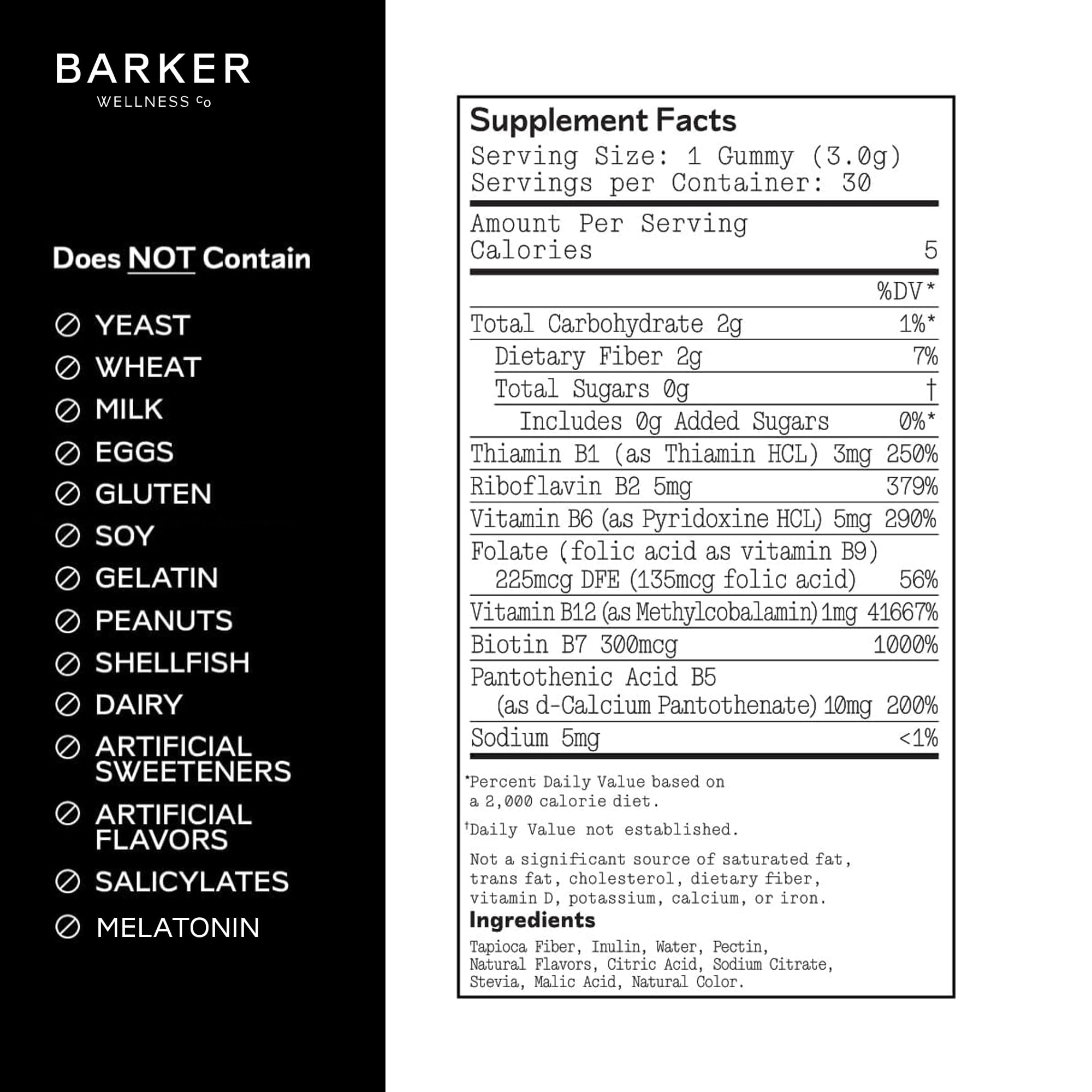 Gomitas Barker Wellness Co, textura suave y agradable.