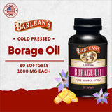 Barlean's cápsulas de borraja 1000 mg, uso diario cómodo