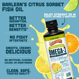 Barlean's Omega 3 vertido en licuado para batido suave