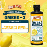 Barlean's Omega 3 con emulsión de alta absorción paraDigestión suave
