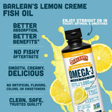 Barlean's Omega 3 apto para niños a partir de 4 años