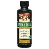 Barlean's Omega Twin bote aceite linaza onagra para enriquecer ensaladas