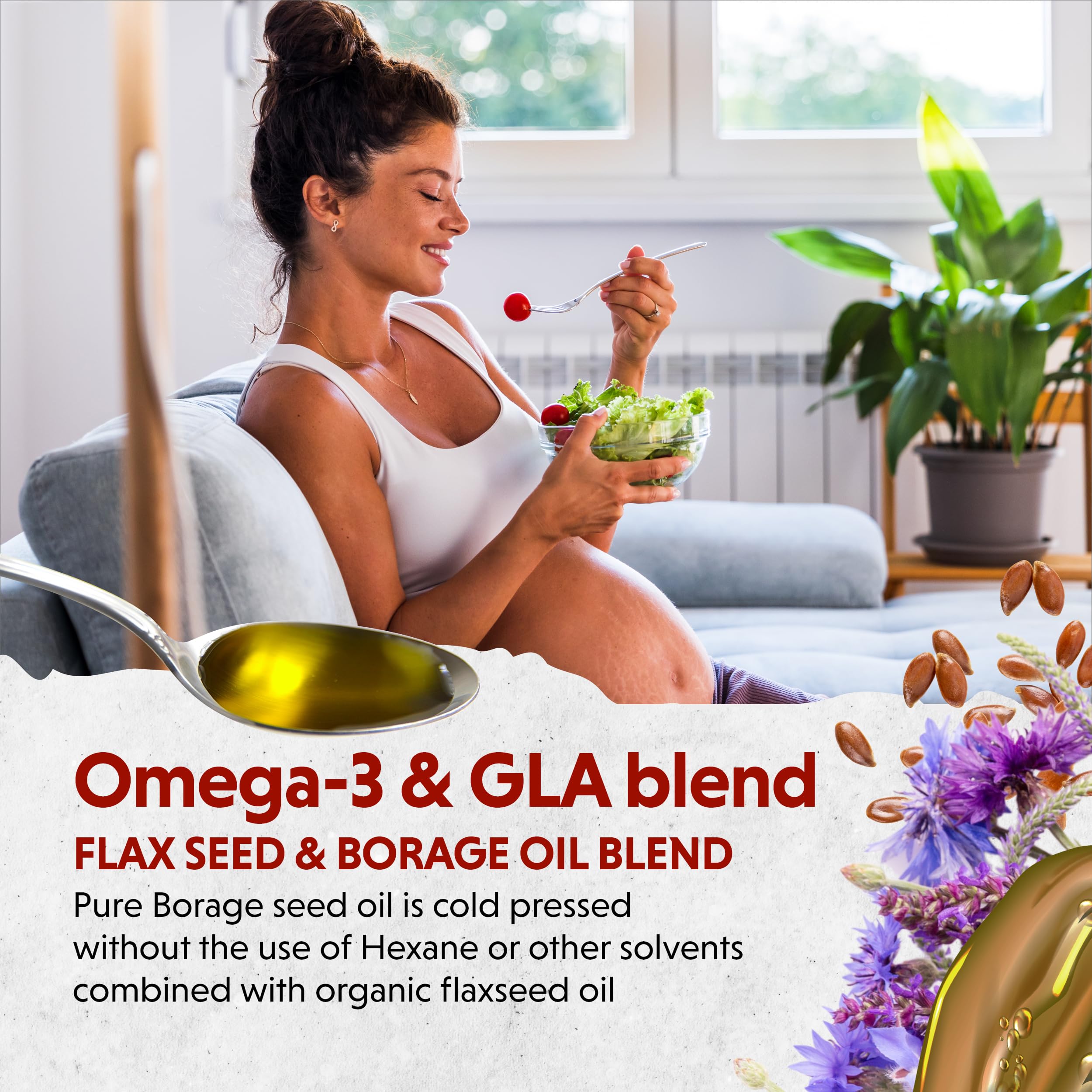 Barlean's Omega Twin cuchara medición, añade una dosis conveniente para batidos
