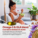 Barlean's Omega Twin cuchara medición, añade una dosis conveniente para batidos