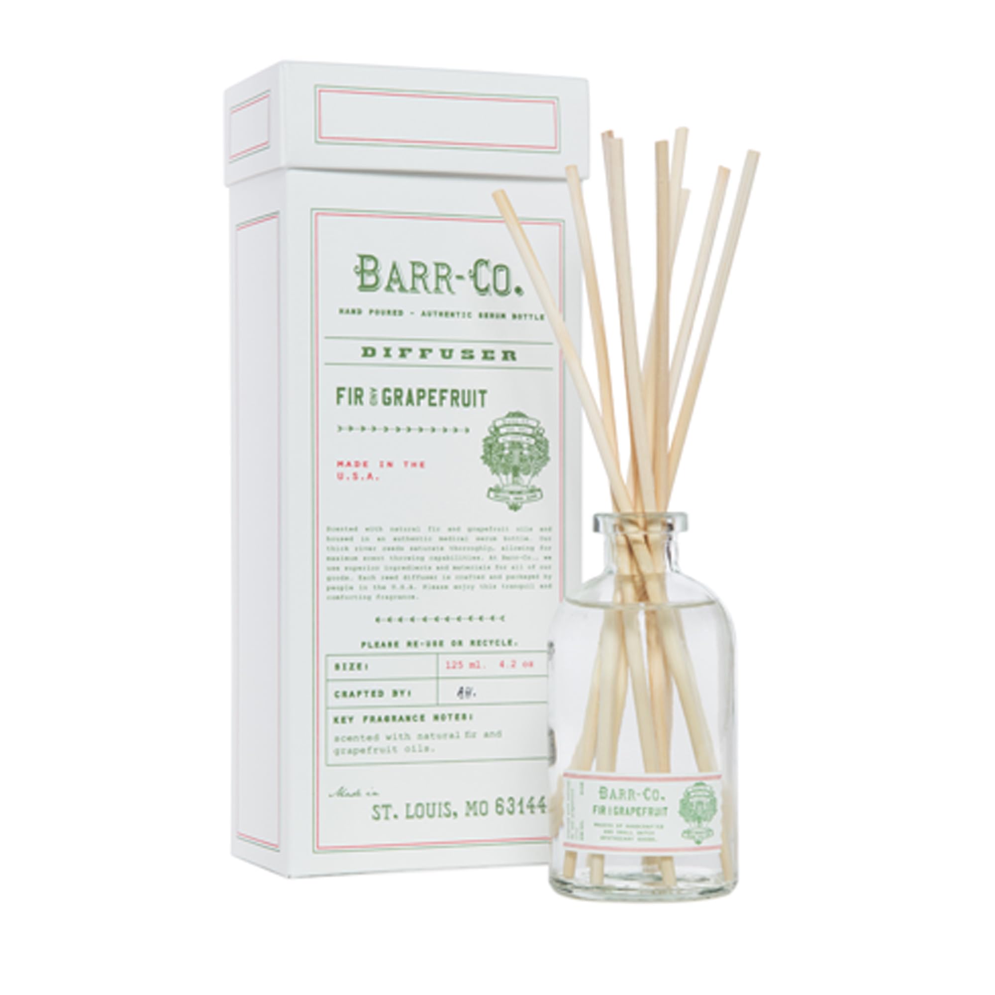 Barr-Co Abeto y Pomelo: botella vintage irrompible protege el aroma