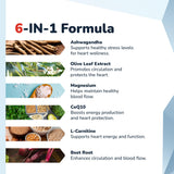 Barton Nutrition magnesio cápsulas para función cardíaca estable.