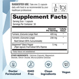 Barton Nutrition TurmericBP+ cápsulas ámbar listas para tomar.
