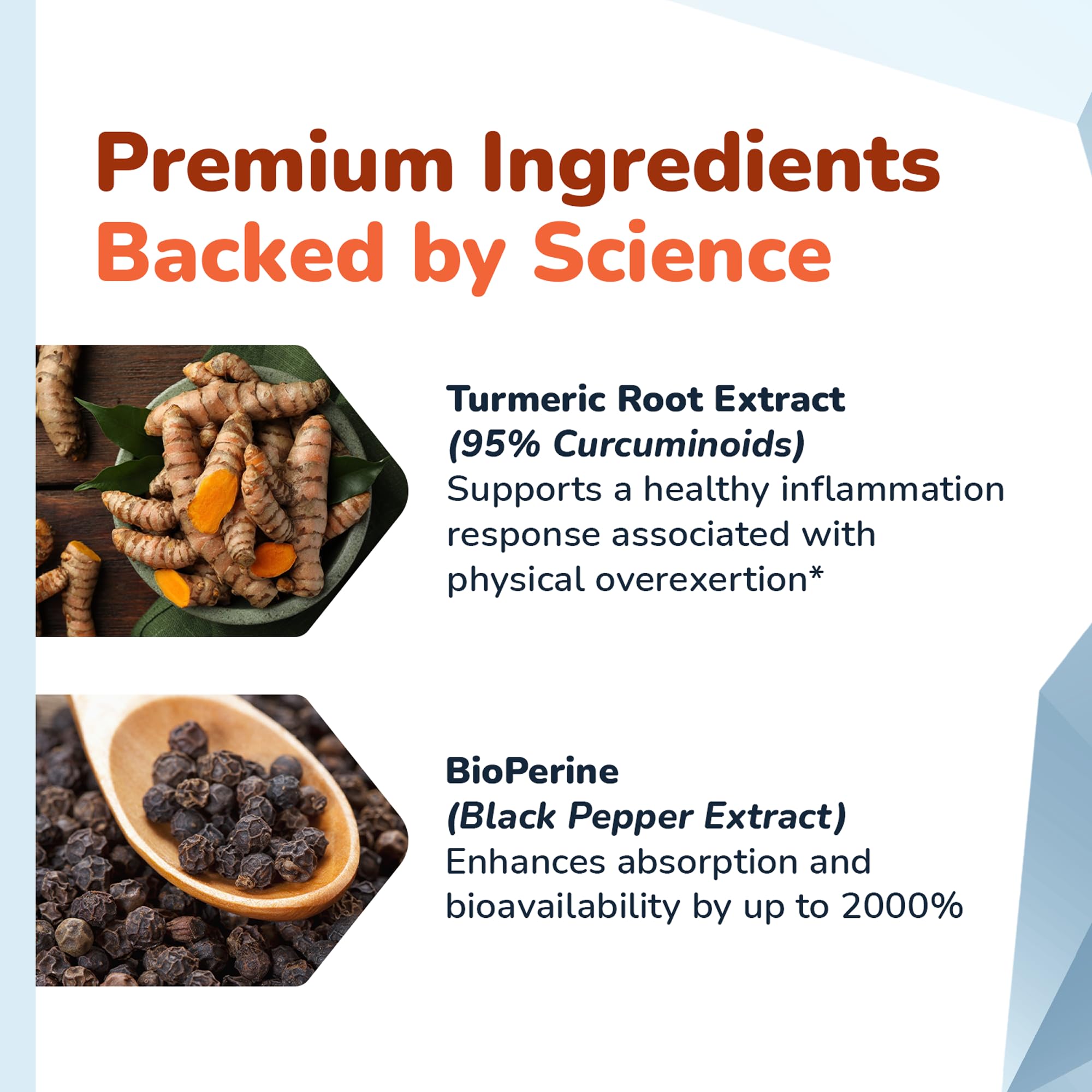 Barton Nutrition TurmericBP+ lista de ingredientes y curcuminoides en la etiqueta.
