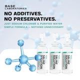 BASE LABORATORIES Concentración alta 3% para nebulizador, mayor contenido de sodio por dosis.