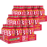 BASED BOX Stacker2, botella con sabor acai y granada para energía sostenida.