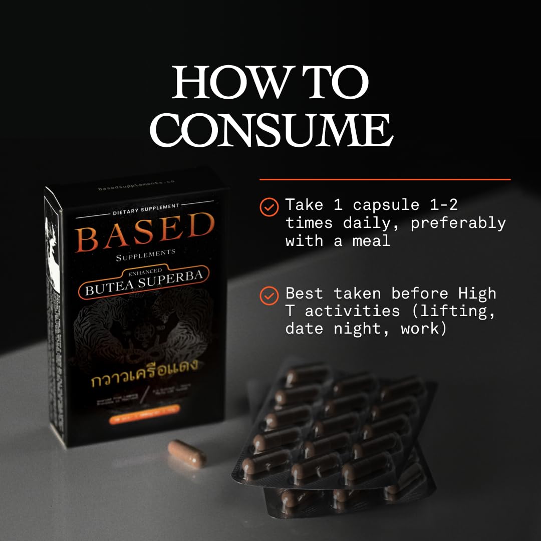Based Supplements Butea puridad-laboratorio: garantía de pureza para cápsulas