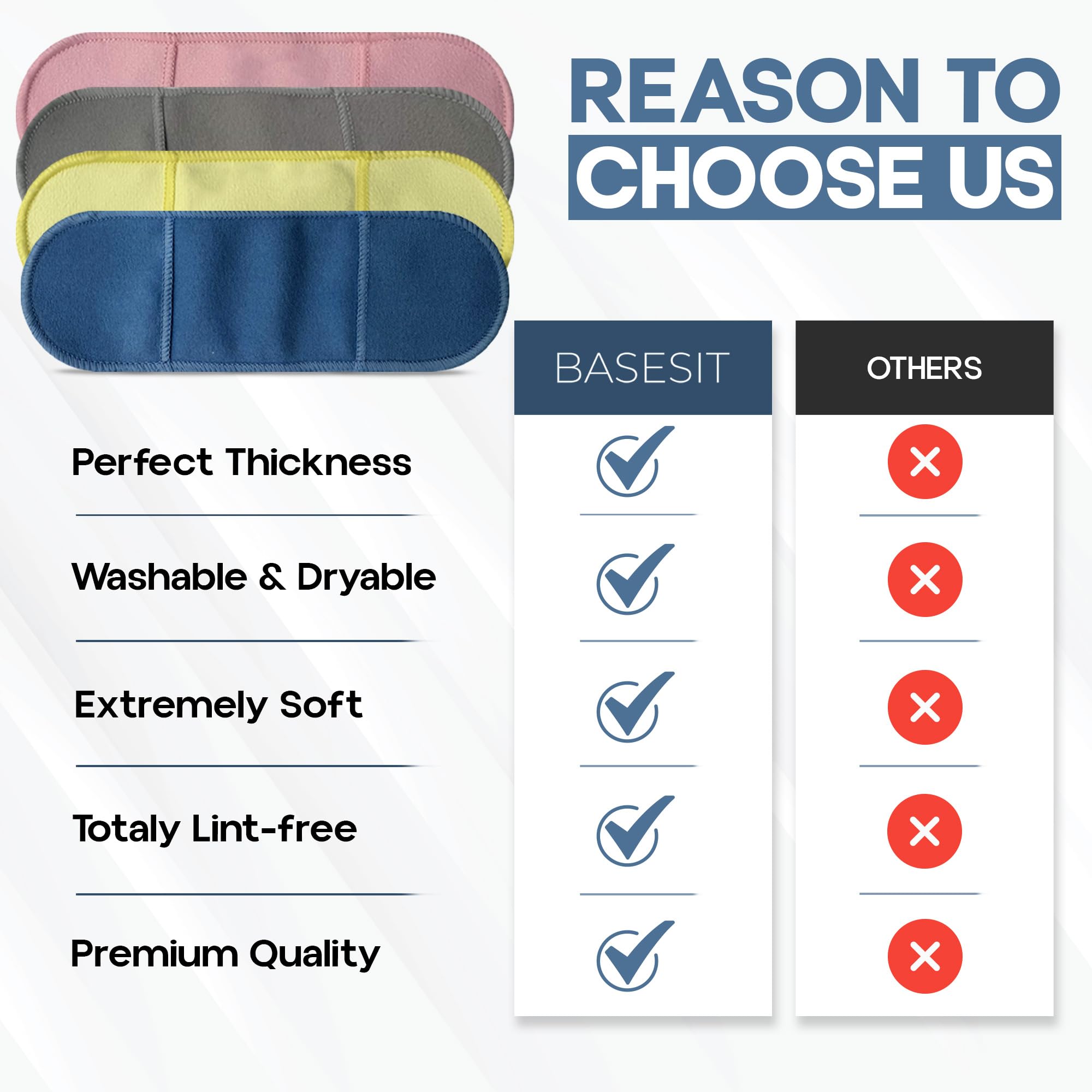Basesit paño limpiador para pantallas: limpieza sin residuos.
