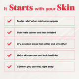 Basic Brands L-Lisina, vitamina E y cocoa butter para piel suave.