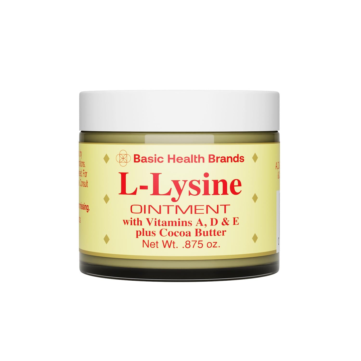 Basic Brands lisina-l, frasco: ungüento suave para uso diario.