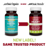 Basic Brands Smart Heart Omega-3 cápsulas suaves sin eructos para uso diario