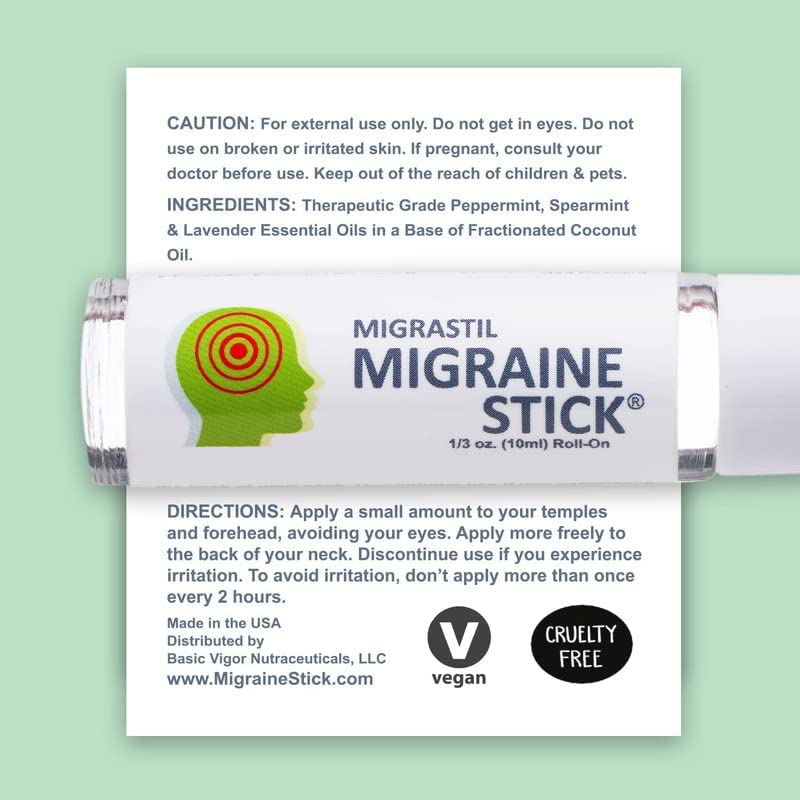Basic Vigor Migrastil aplicacion cuello nuca para seguridad de uso diario