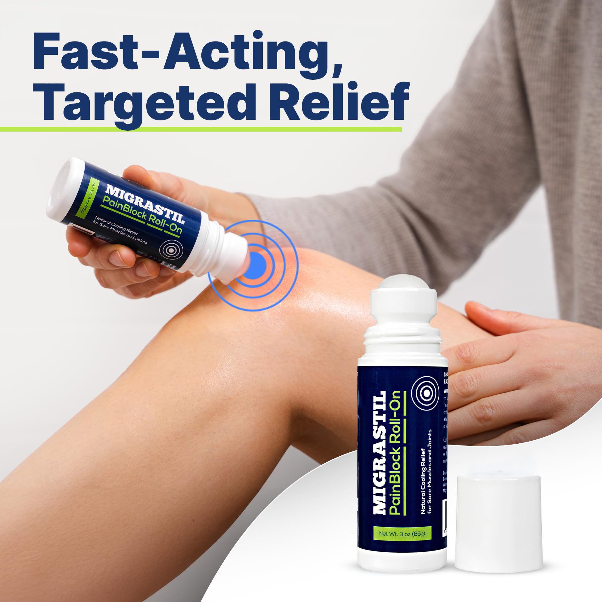 PainBlock Rodillo de Basic Vigor ofrece sensación refrescante tras entrenamientos.