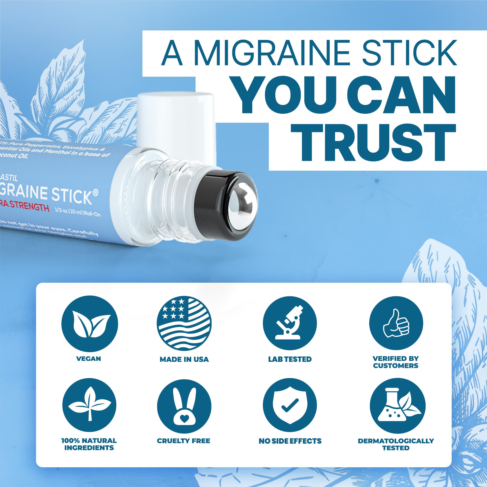 Basic Vigor Migrastil Stick Probado dermatológicamente seguro para la piel
