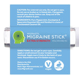 Basic Vigor Migrastil Stick Rodillo metálico, tamaño portátil para viajes