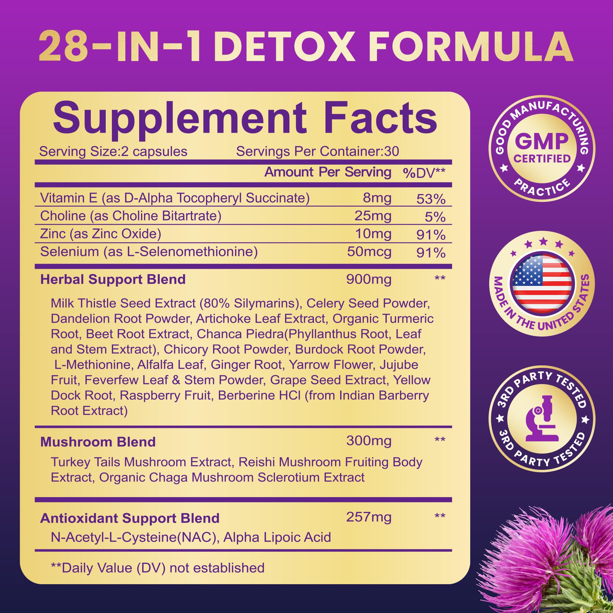 Baszy Higado: etiqueta detallada mostrando ingredientes y beneficios potenciales.