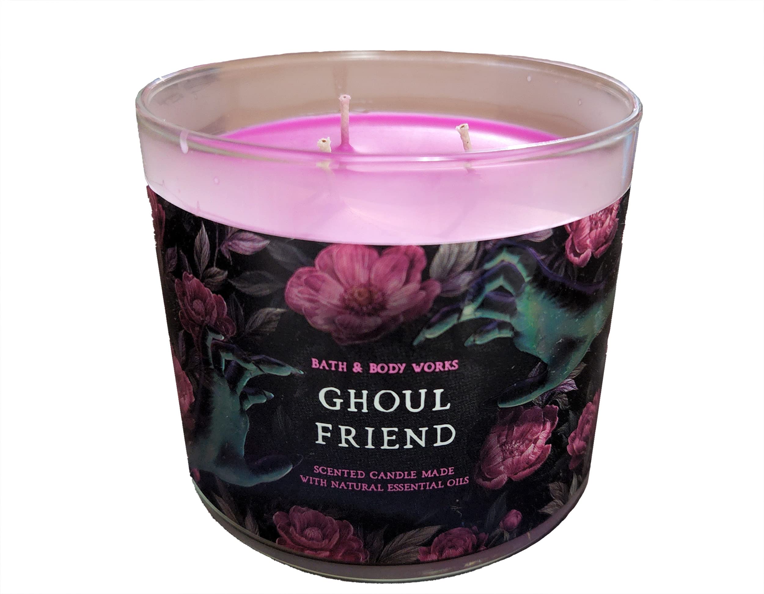 Ghoul Friend de Bath & Body Works, vela de tres mechas para quema uniforme.