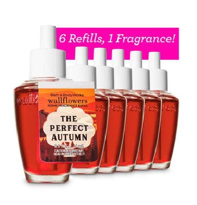 Bath and Body Works The Perfect Autumn Wallflowers recambio de fragancia para ambientar tu hogar