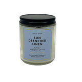 Bath & Body Works Sun Drenched Linen, pack de dos velas para crear ambientes duraderos