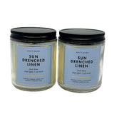 Bath & Body Works Sun Drenched Linen, vela de una mecha para perfumar la habitación