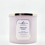 Bath & Body Works vela 3-wick lila fresca para ambientar espacios con aroma duradero