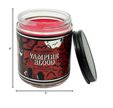 Vela estilo gótico Bath & Body Works en tarro rojo, perfecta para Halloween