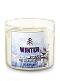 Vela Bath & Body Works inviernal con tres mechas ambientar y reconfortar el hogar.