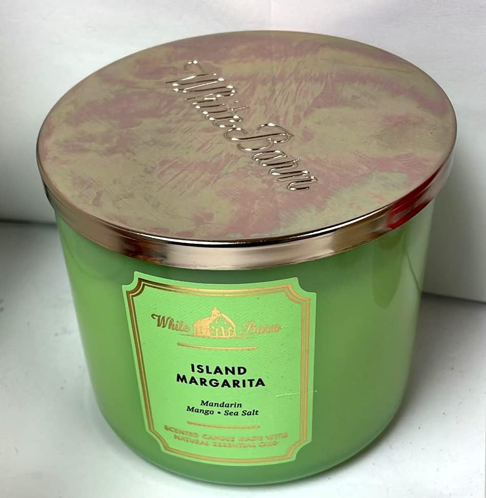 Bath & Body Works Island Margarita vela de 14.5 oz con aroma veraniego para cualquier habitación
