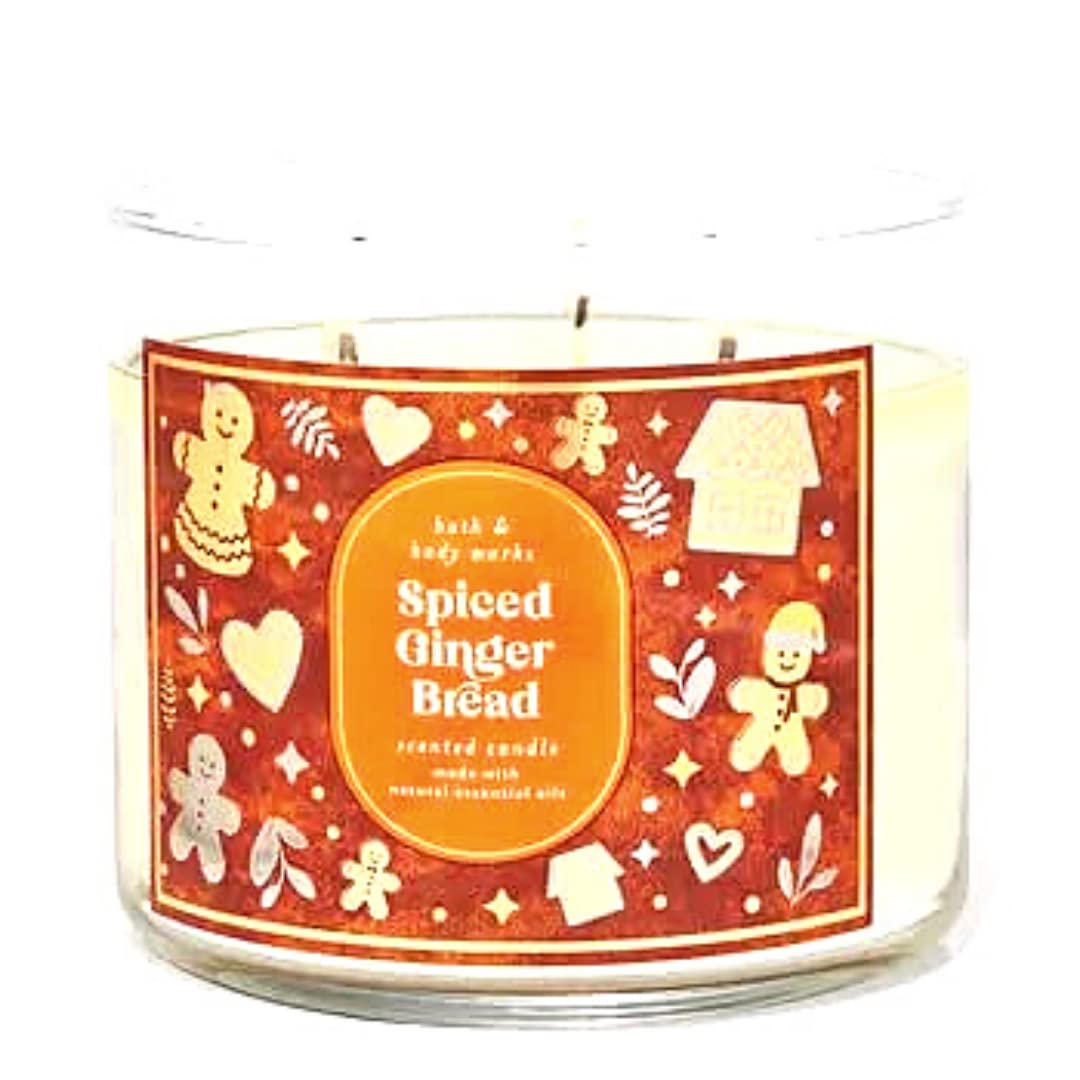 Vela Bath & Body Works White Barn 3 mechas, vista frontal; perfuma la sala.