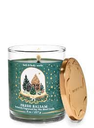 Vela White Barn de Bath & Body Works, vela de una mecha para ambiente cálido y fragante.