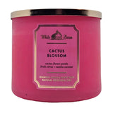 Bath & Body Works Cactus Blossom, vela de tres mechas para un ambiente cálido.