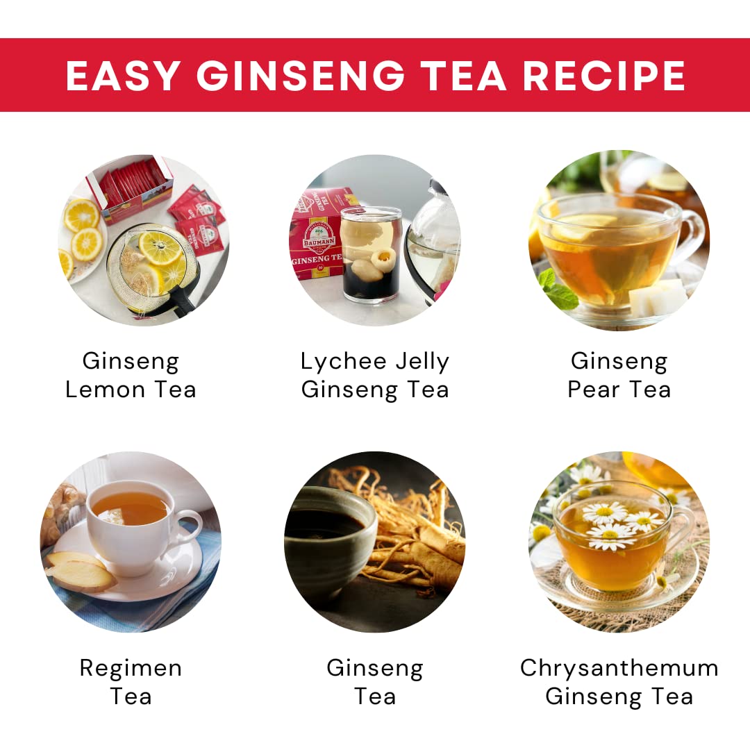 Raíz de ginseng con antioxidantes y ginsenosidos para energía suave.