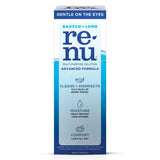 Bausch + Lomb Renu Avanzada: pack de dos frascos para uso diario y viajes.