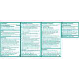 Paquete seis Bayer aspirina masticable 81 mg, sabor naranja, fácil de usar.